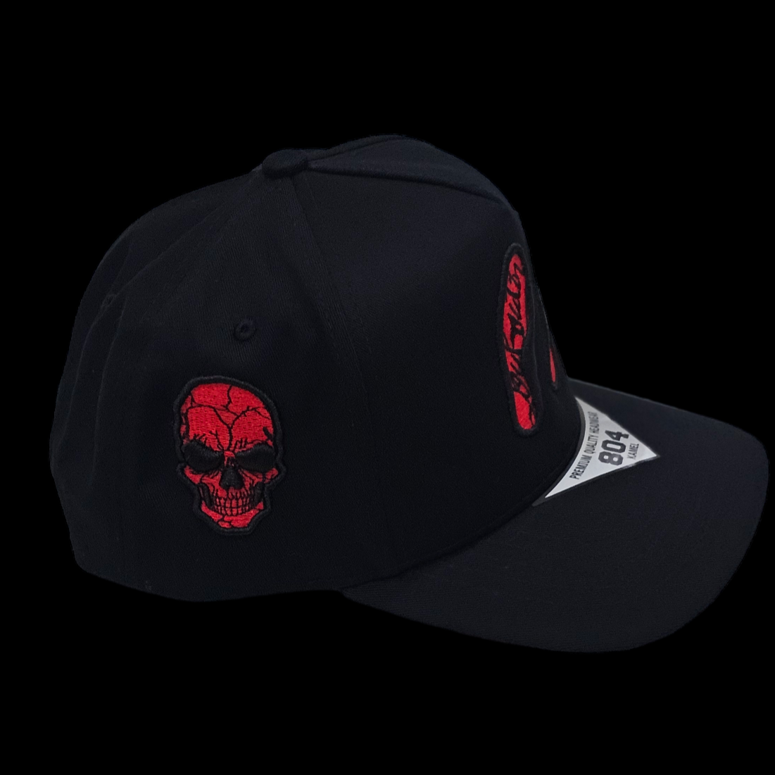 GORRA SUELA ROJA, VISERA ROJA