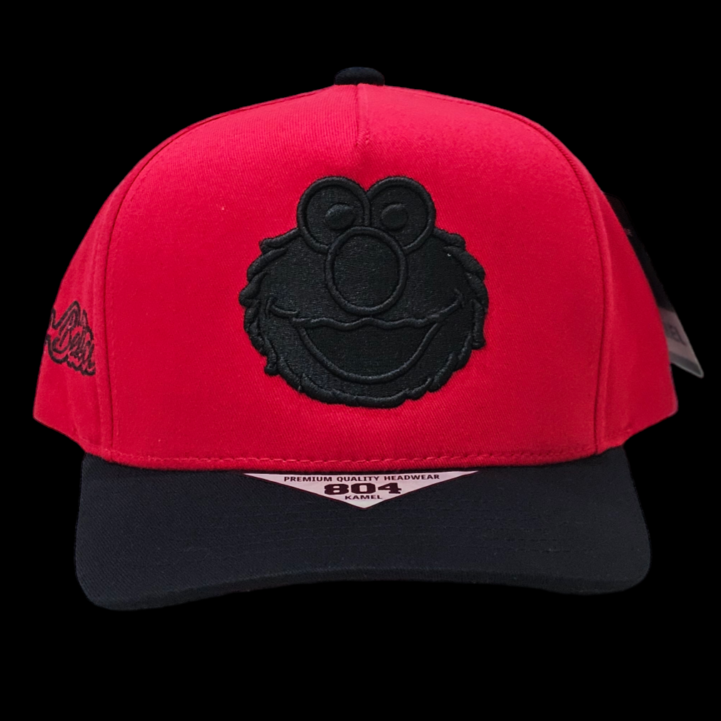 GORRA LOGO ELMO NEGRO, ROJA/NEGRO