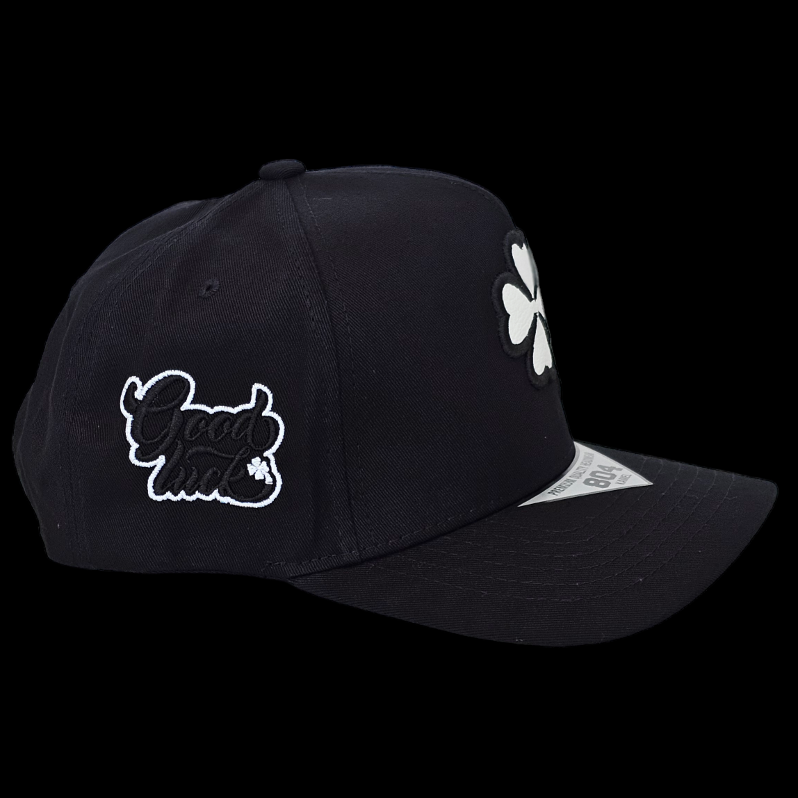 GORRA LOGO TREBOL VINIL, NEGRA/VISERA CAMU BLANCO